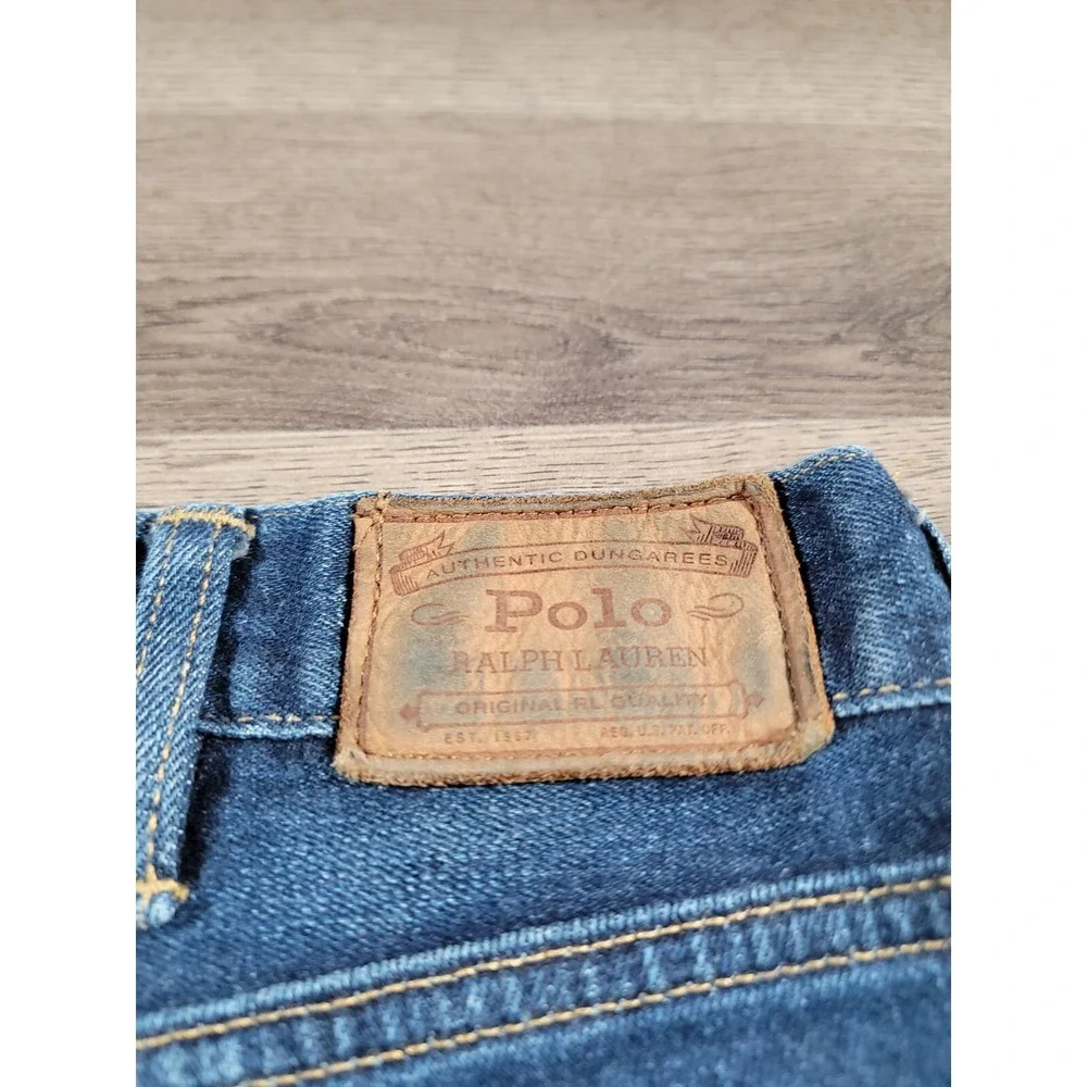 Polo Ralph Lauren Jeans Hampton Straight Size 38x32* Dark Wash Cotton Blend Mens